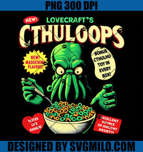 Cthuloops Cereal Parody PNG, Cthuloops PNG