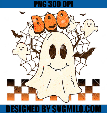 Cute and Funny Halloween Boo Ghost PNG, Boo Cute Halloween PNG