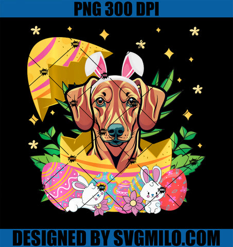 Cute Dachshunds Egg PNG, Easter Day Dog Dad Dog Mom PNG