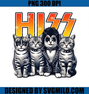 Cute Hiss Cats Rock Kittens Kitty Rocking Music Cat Lovers PNG