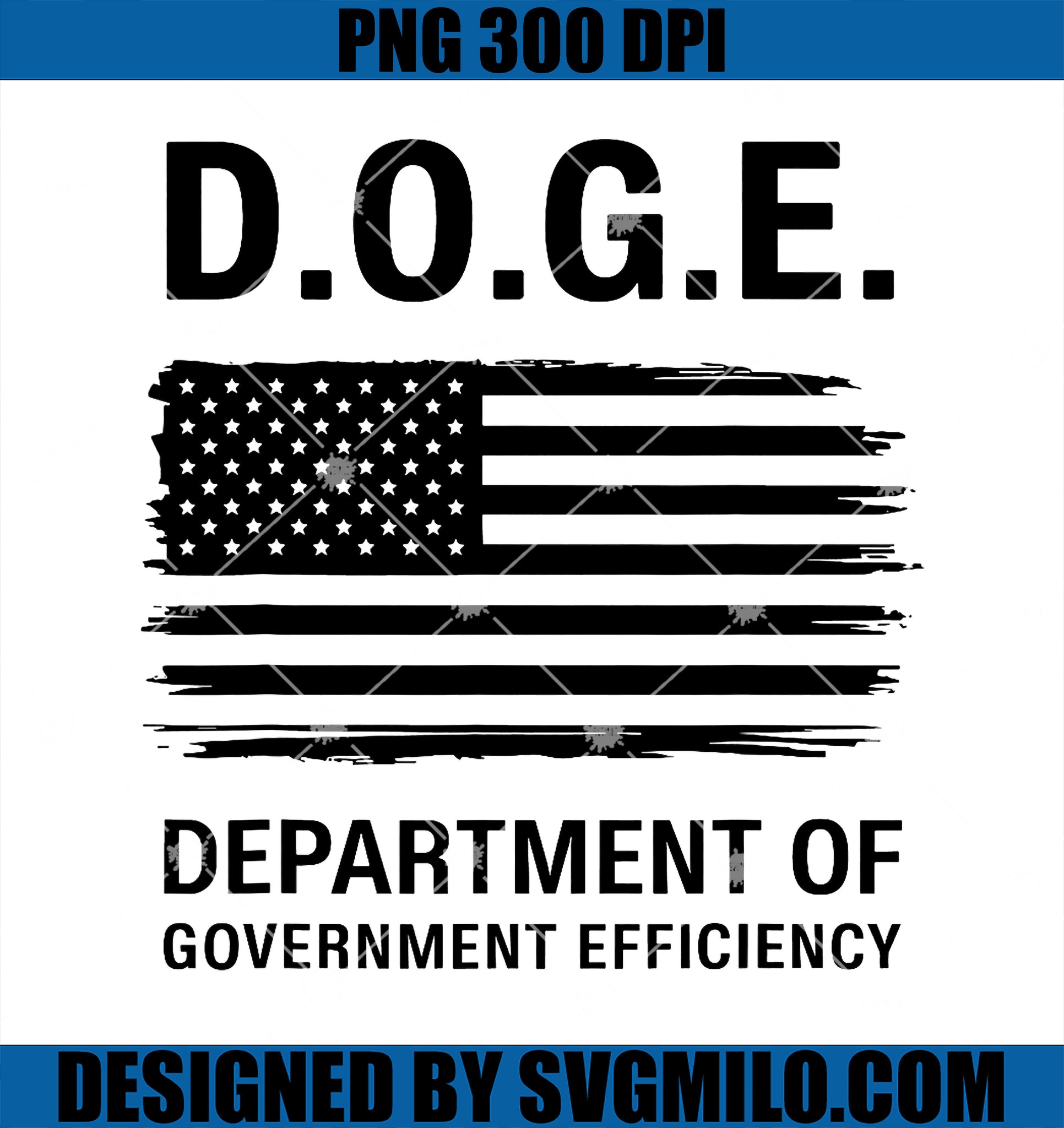 DOGE Department of Government Efficiency PNG