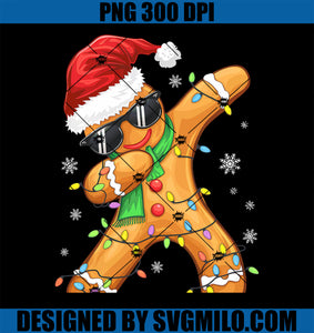 Dabbing Gingerbread Christmas Boys Girls Kids Funny Xmas Dab PNG