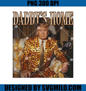 Daddy's Home Leopard Donald Preppy Edgy PNG