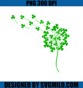 Dandelion St Patrick_s Day Irish Shamrock Dandelion Flower PNG