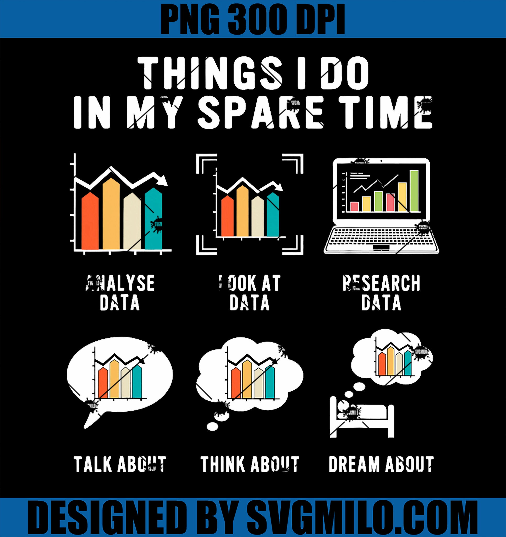 Data Analyst Statistic Scientist PNG, Funny Data Engineer Nerd PNG