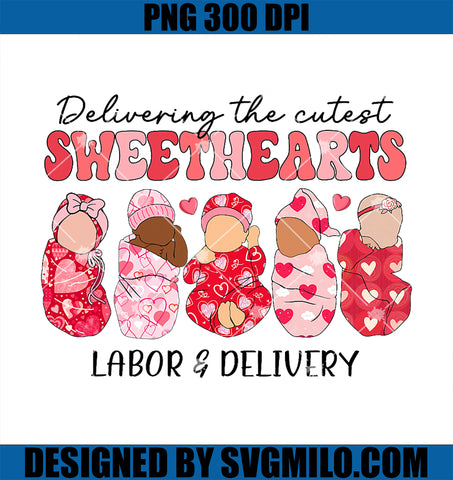 Delivering The Cutest Sweethearts Labor Delivery PNG, Valentine's PNG
