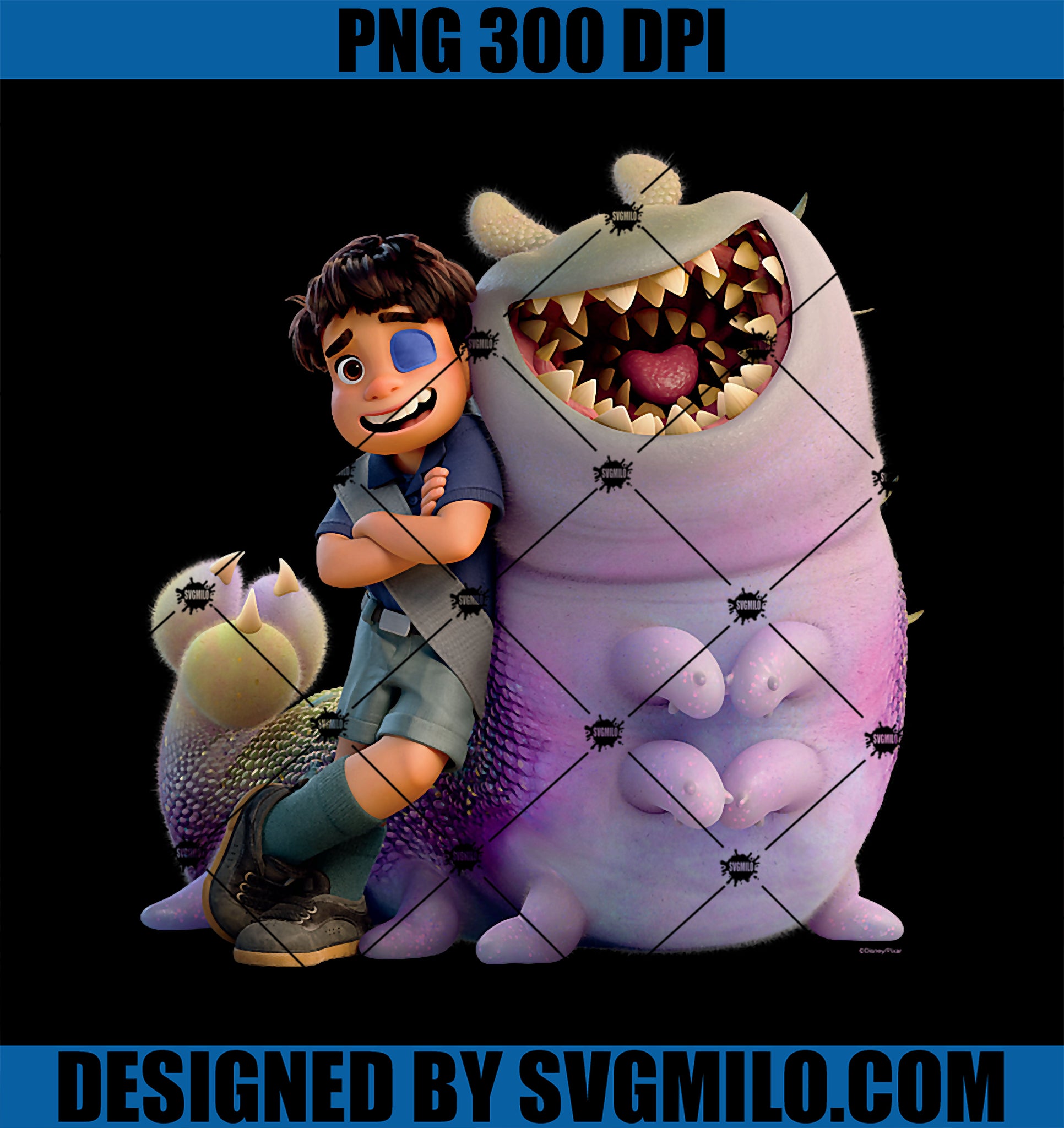 monsters inc randall friend Disney And Pixar's PNG , Elio And Glordon Alien Friends PNG