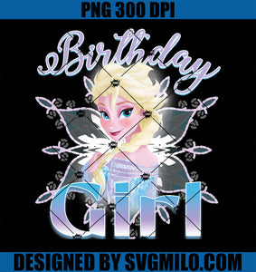 Disney Frozen Princess Elsa Birthday Girl Big Chest PNG