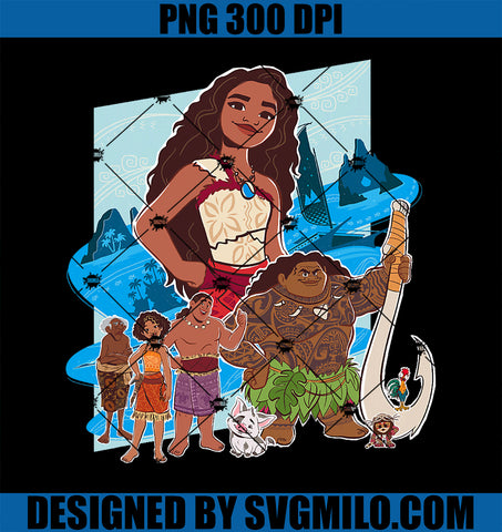 Disney Moana 2 PNG, Oceania Wayfinder Big Crew Panel PNG