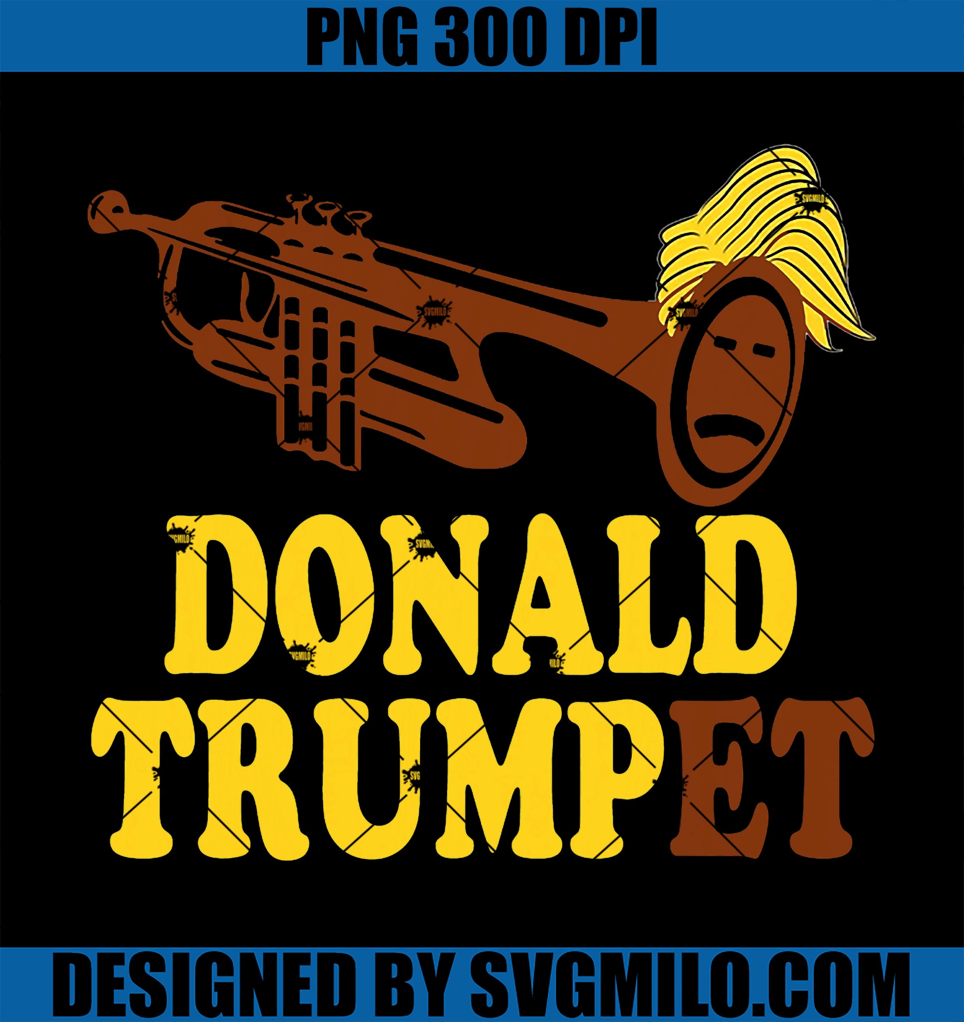 Donald Trump, Donald Trumpet PNG, Funny Trump PNG