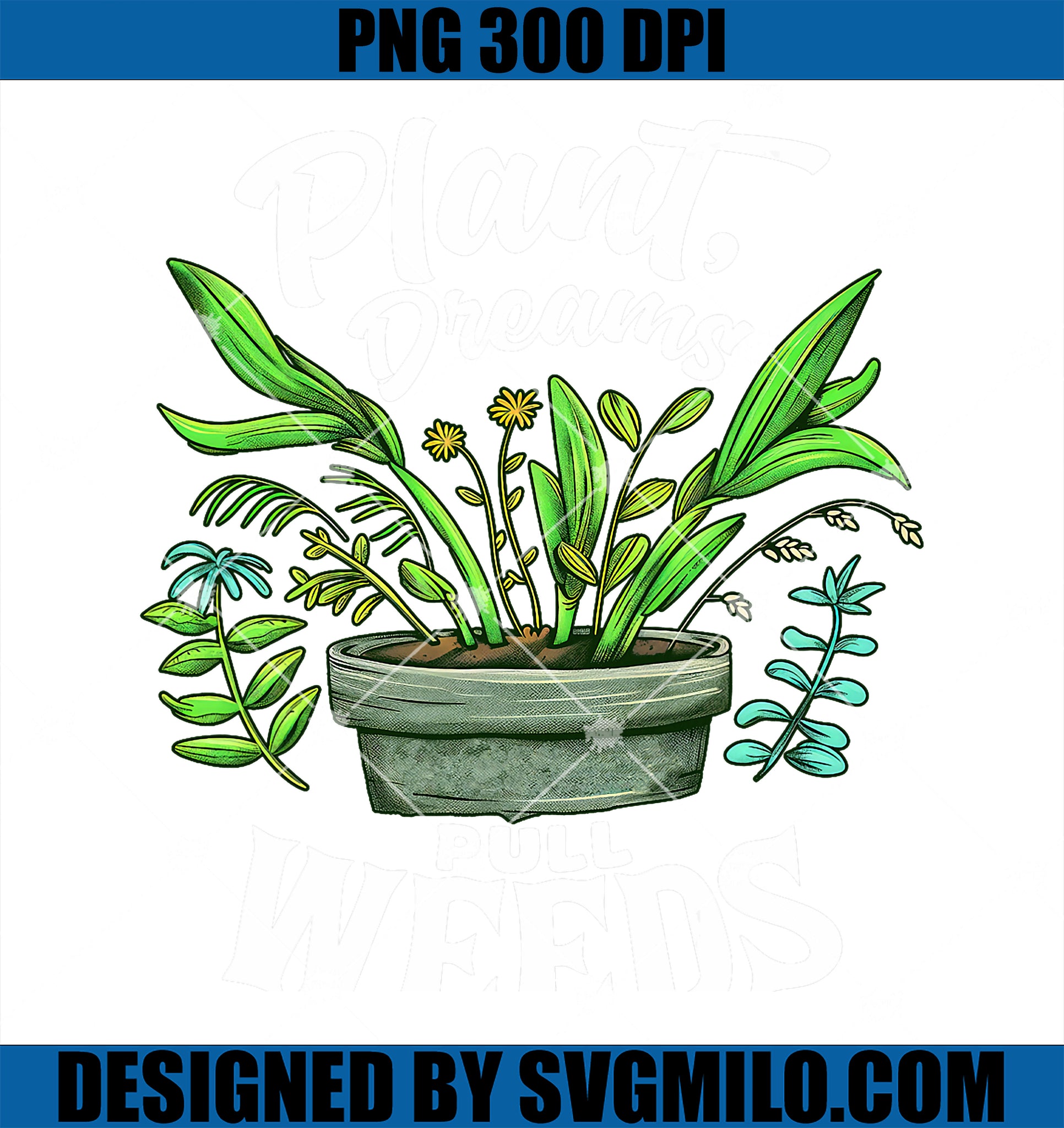 Dream Planter Weed Warrior PNG