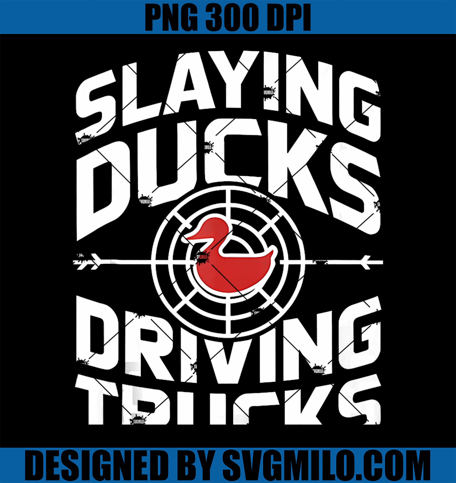 Duck Hunting Slaying Ducks Driving Trucks Funny Hunter PNG