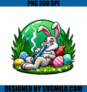 Easter Bunny Marijuana Cannabis Weed PNG, Funny 420 Humor PNG