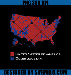 Election Map 2024 United States of America Dumbfuckistan PNG