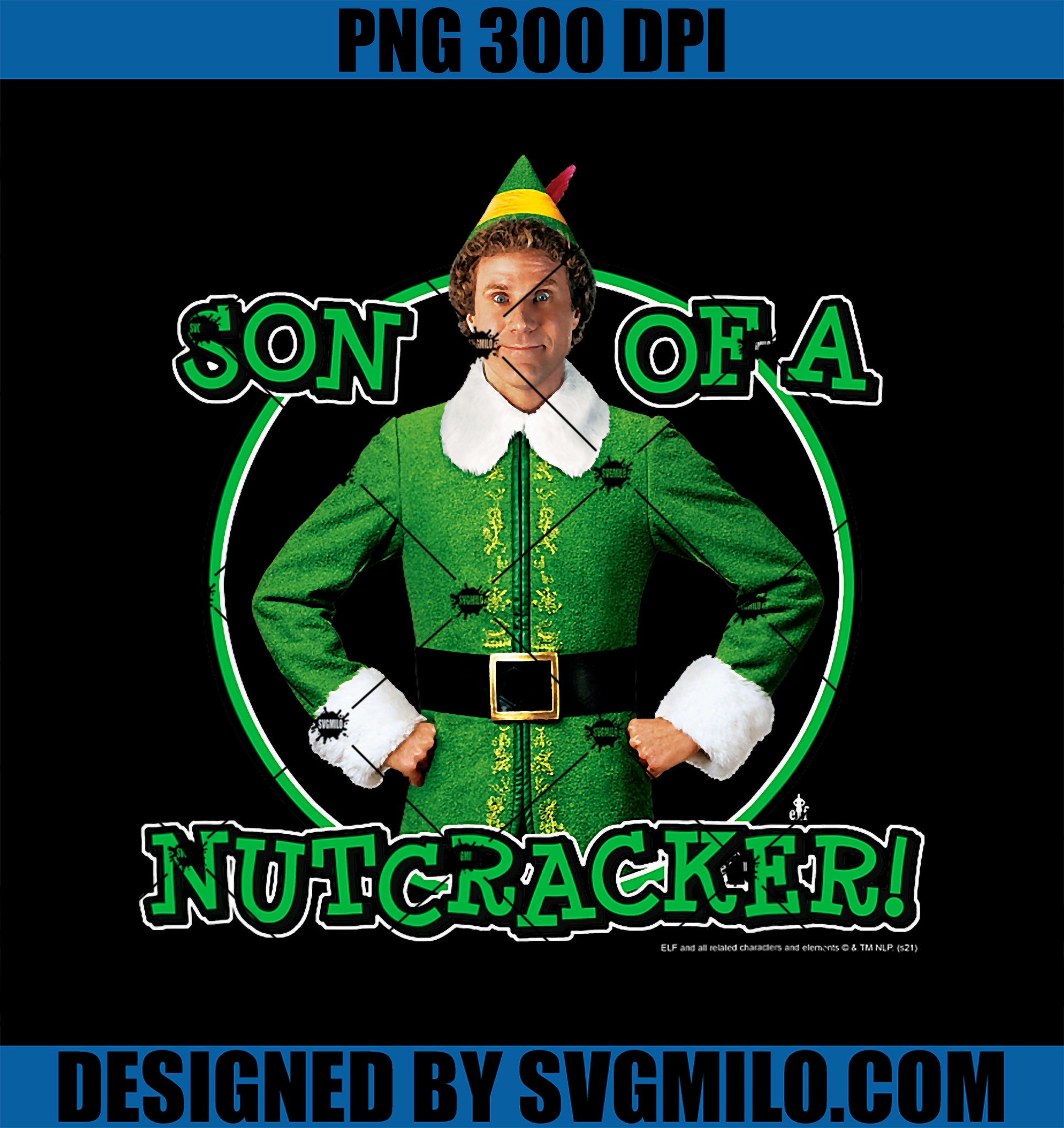 Elf Buddy Son of a Nutcracker PNG