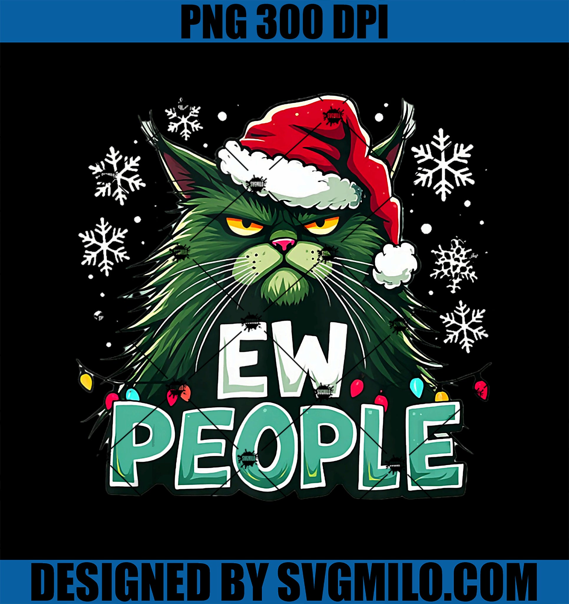 Ew People Xmas Cat PNG