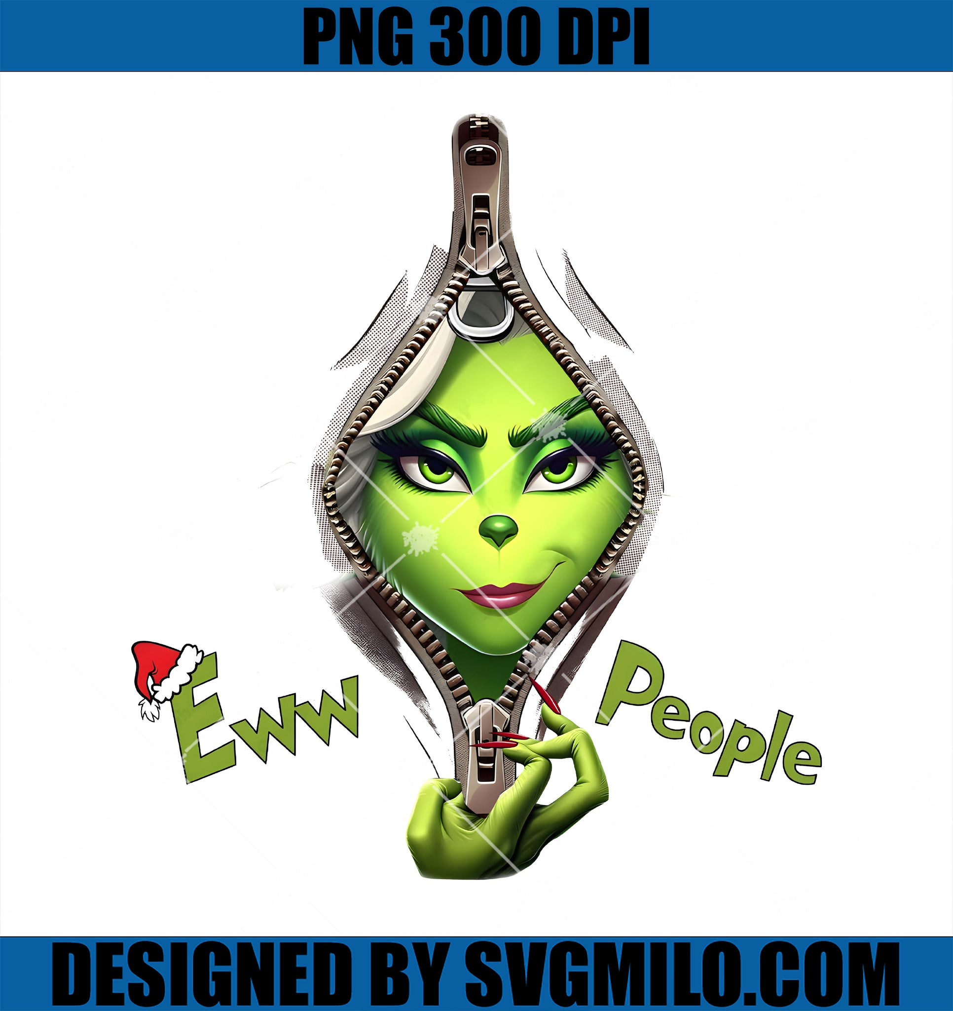 Eww People PNG, Grinch Christmas PNG