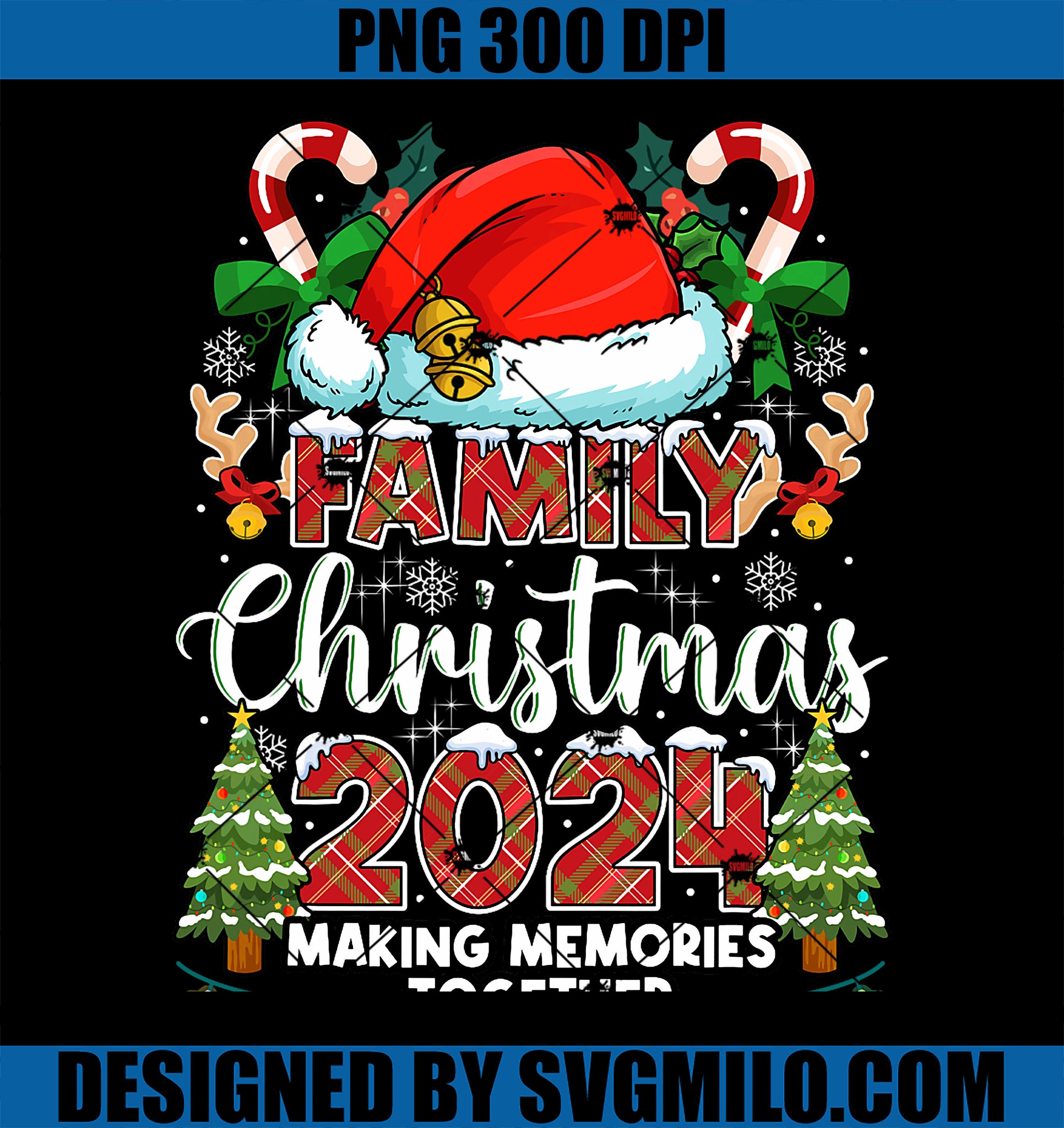 Family Christmas 2024 Matching Family Christmas Squad Xmas PNG