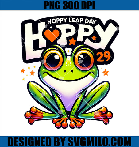 February 29th Birthday Leap Year Frogs PNG
