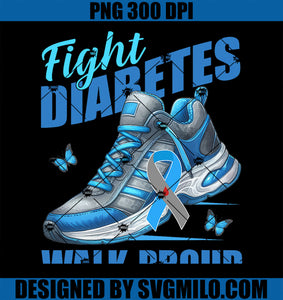 Fight Diabetes Walk Proud Type 1 TD1 Awareness Month Women PNG