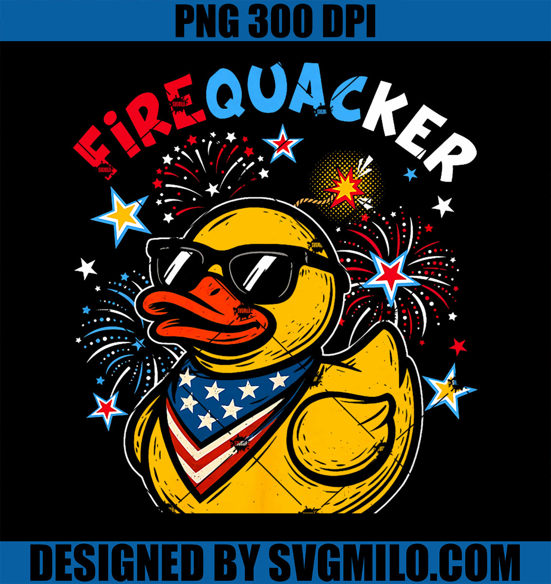 FireQuackerPNG_FunnyFirecrackerDuck4thOfJulyUSAFlagPNGcopy_1200x1200 ...