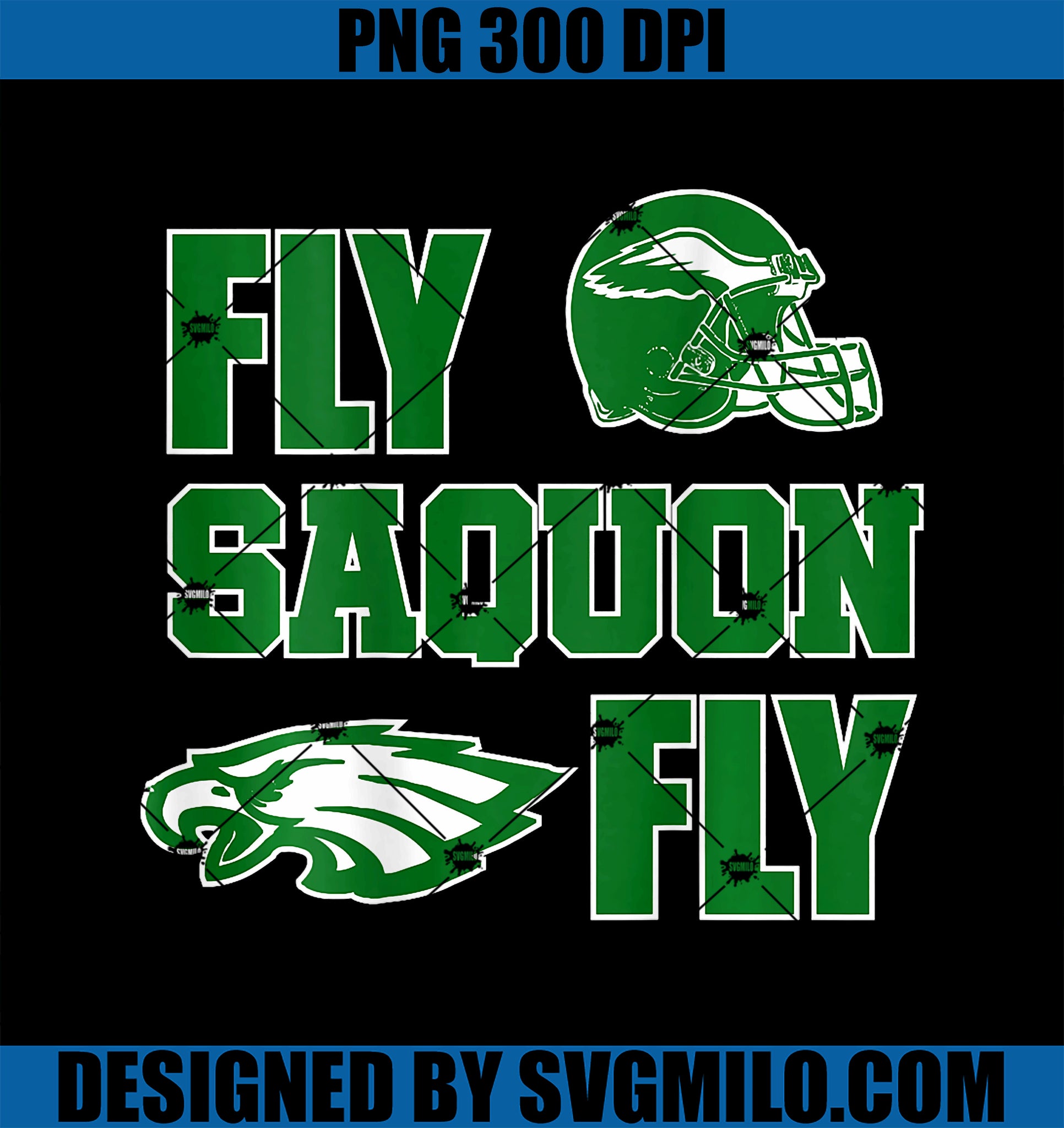 Fly Saquon Fly Eagles Barkley The Reverse Hurdle 2024 PNG