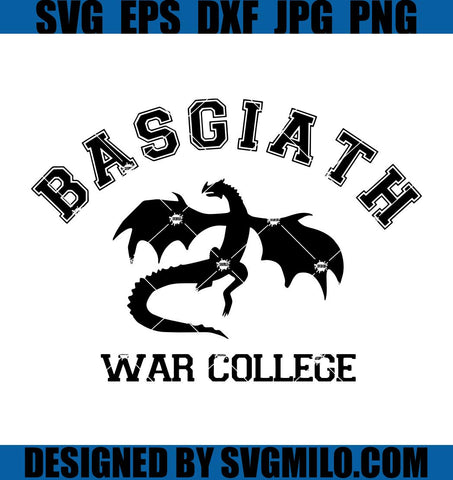 Fourth Wing Inspired SVG , Basgiath War College SVG