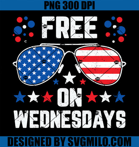 Free on Wednesdays PNG, Vintage US Flag Sunglasses PNG