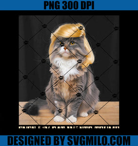 Funny American Cat Pro Trump PNG, Cats For Trump 2024 Election PNG