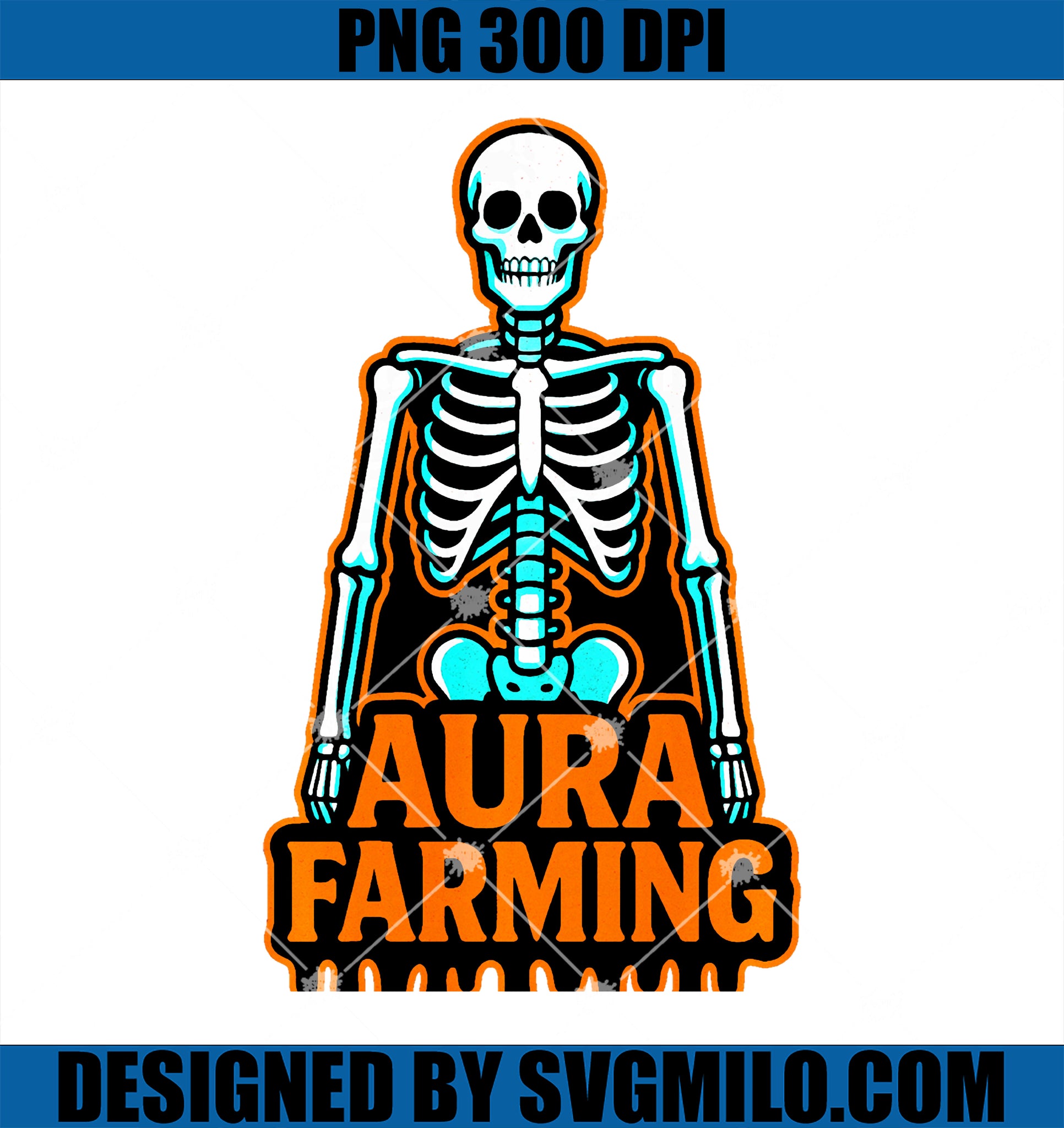 Funny Aura Farming PNG, Halloween Skeleton Kid Teen Slang Rizz PNG, image size:1932x2048