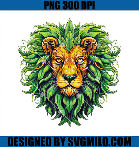 Funny Cannabis Weed Lion Stoner Marijuana 420 Day PNG