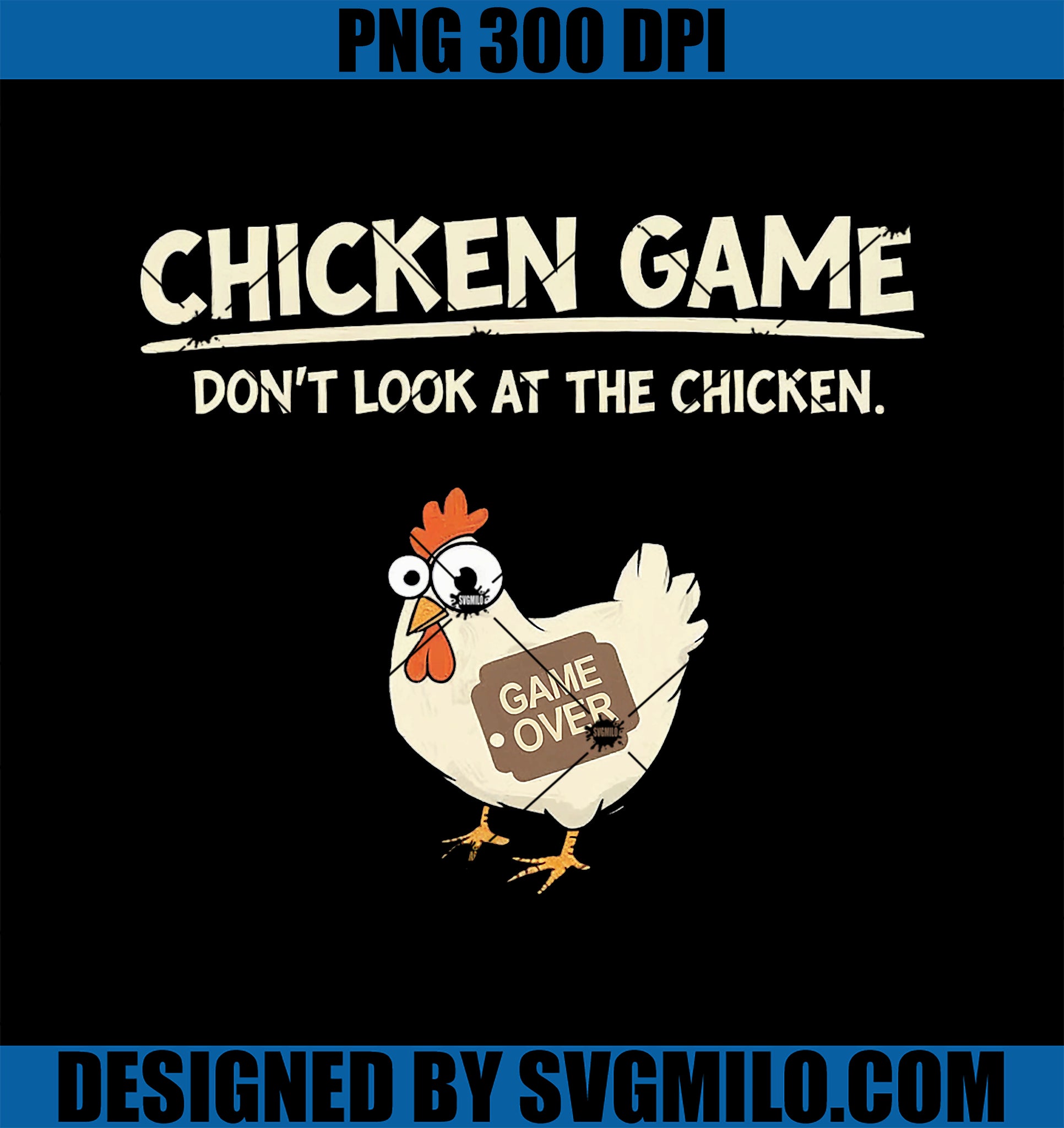 Funny Chicken Game Don_t Look PNG