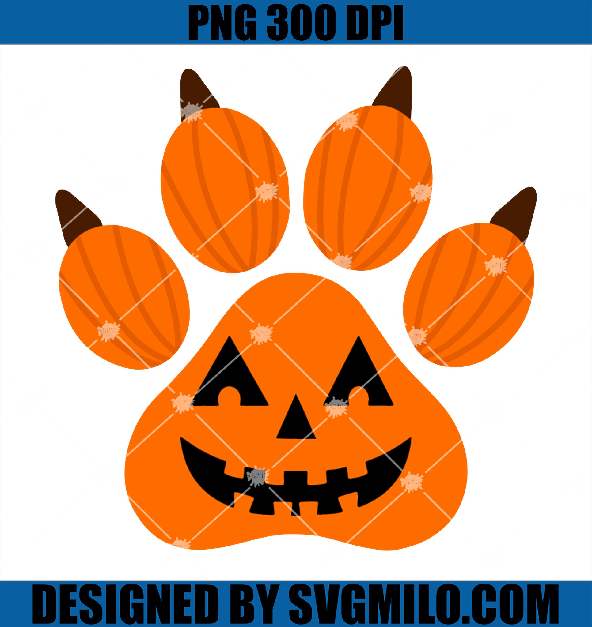 Funny Dog Paw Print Halloween PNG, Dog Lovers Dog Owner PNG