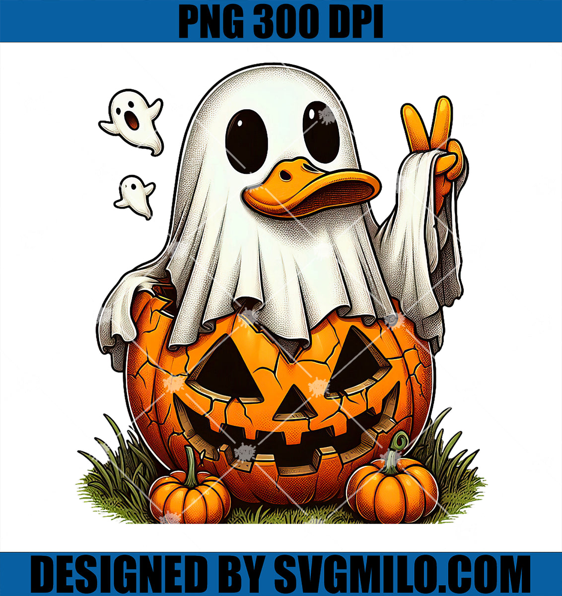 FunnyDuckBooHalloweenGhostPNG_DuckPumpkinHalloweenPNGcopy_1200x1200.jpg ...