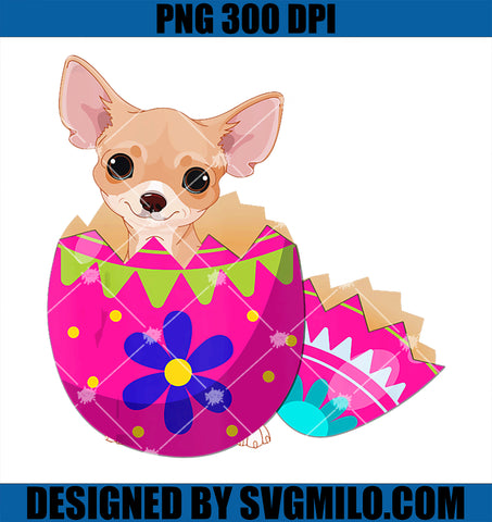 Funny Easter Eggs PNG, Chihuahua PNG