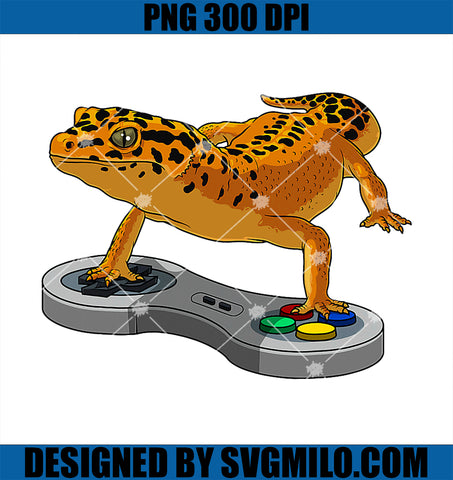 Funny Leopard Gecko Bearded Dragon Kids Cool Gamers PNG