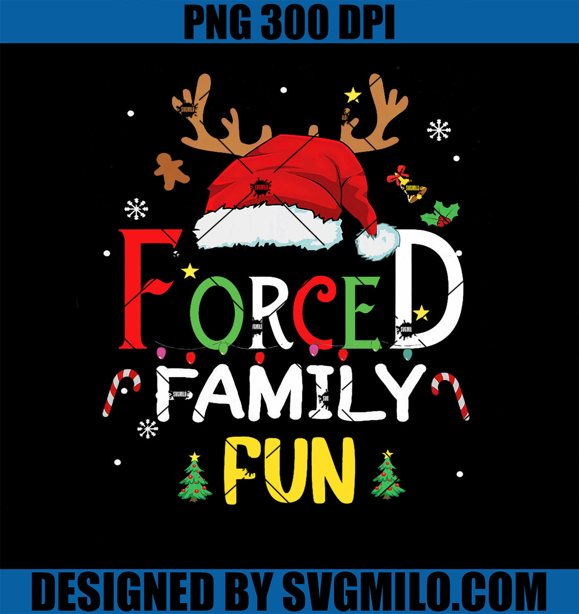 Funnysantahatforcedfamilyfunsarcasticchristmaspngcopy 6f6c87c2-007c 