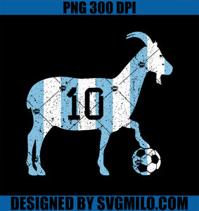 GOAT 10 PNG, Funny Football Soccer PNG