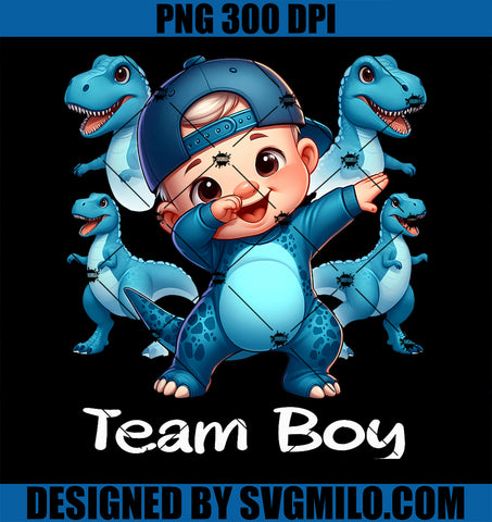 Gender Reveal Party PNG, Team Boy Baby Announcement PNG