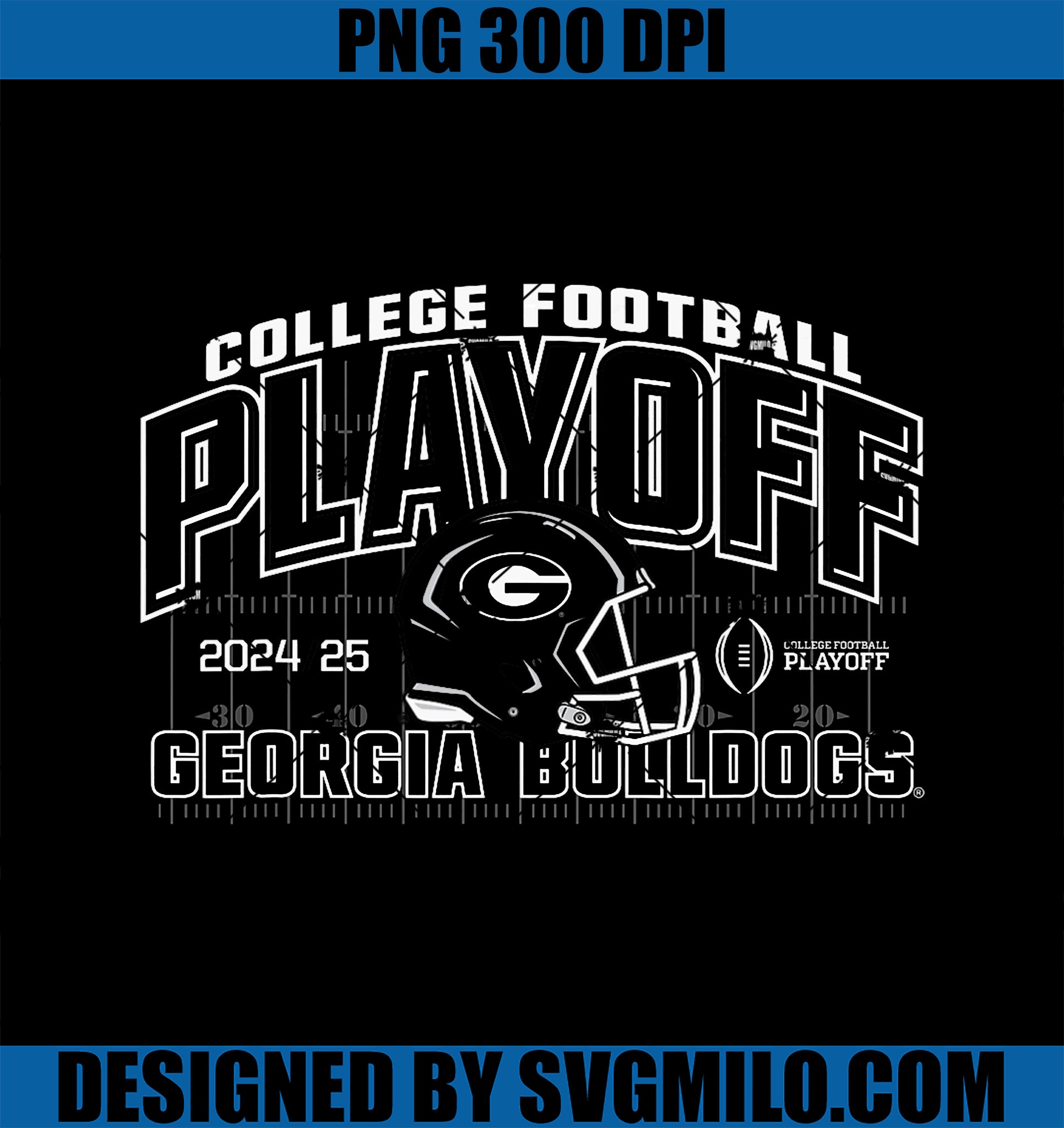 Georgia Bulldogs College Football Playoff CFP 2024-2025 PNG