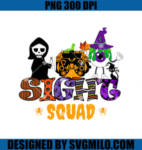 Optometry Ghost Ghost Sight Squad PNG, Halloween Optometrist Optician Eye Doctor PNG
