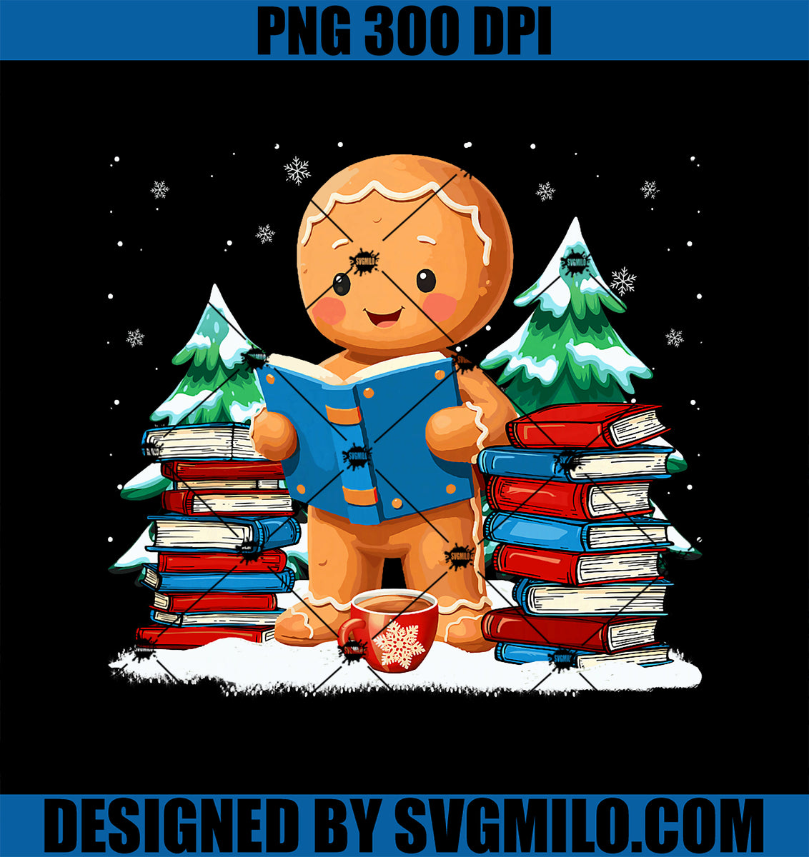 GingerbreadReadingBooksLibrariansPNG_MerryChristmasPNGcopy_1200x1200 ...