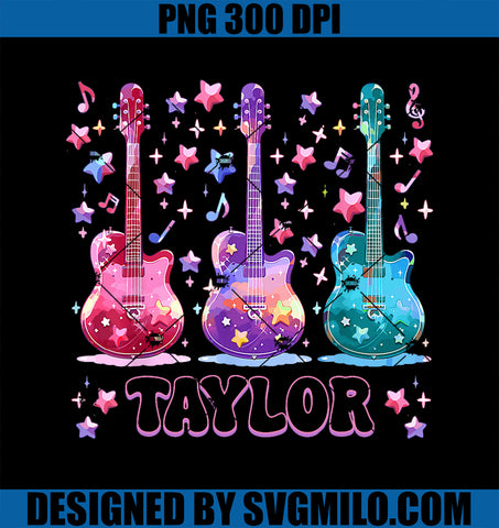 Girl Retro TAYLOR First Name Personalized Birthday Girl PNG