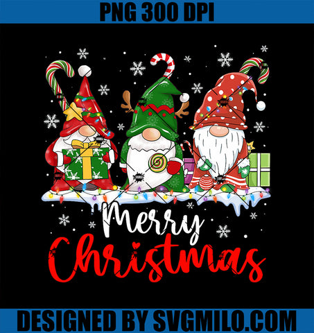 Gnomes Merry Christmas Light Family Gnome Xmas PNG