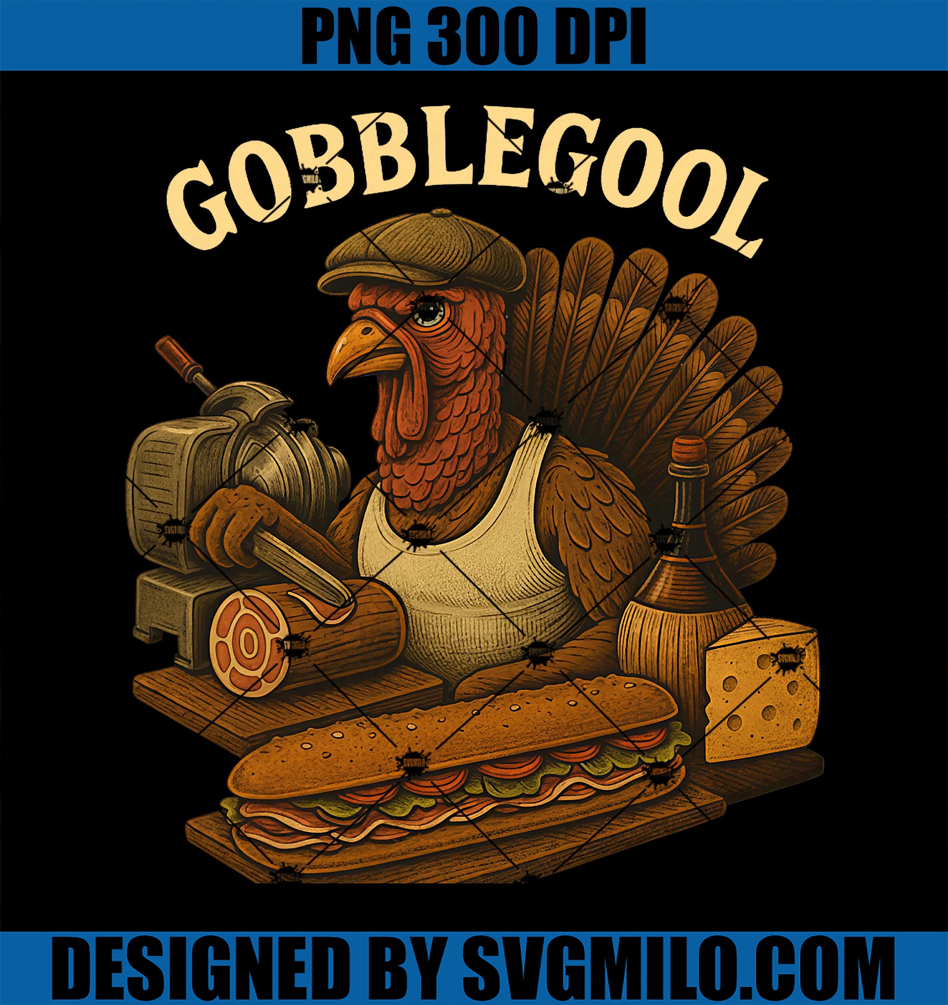 Gobblegool PNG, Turkey Baker Thanksgiving PNG