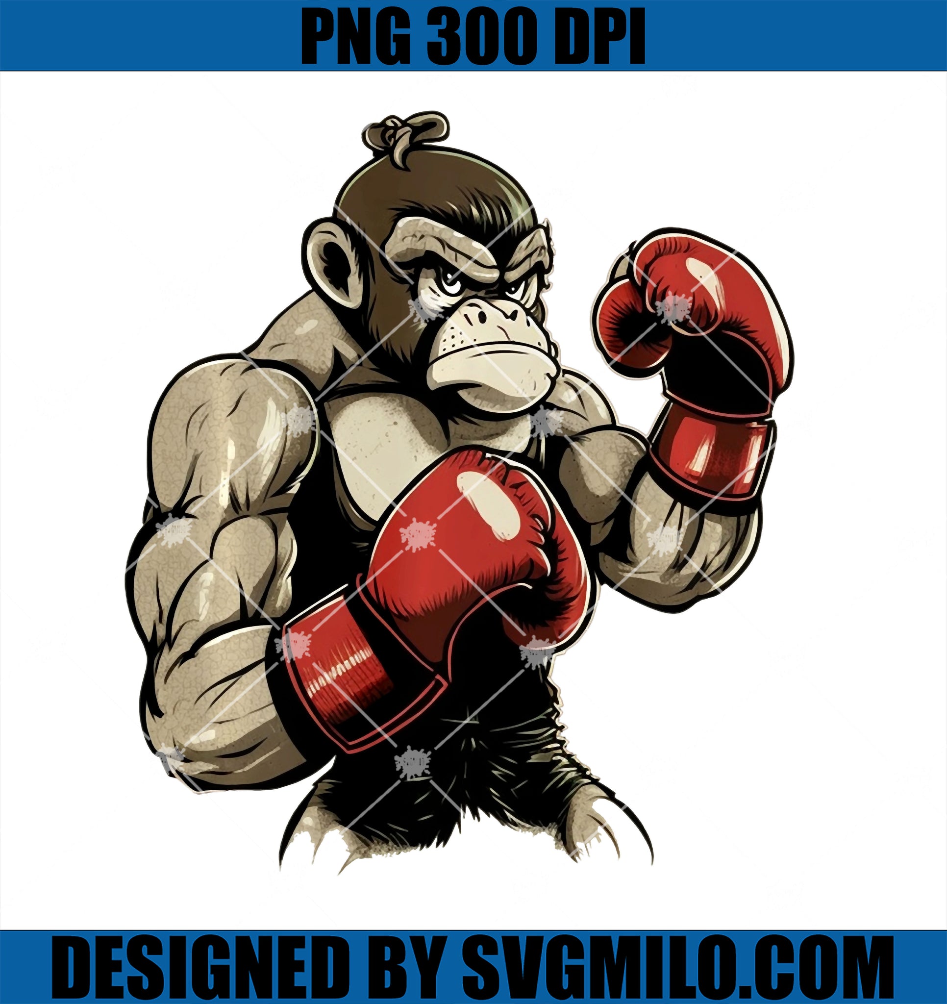 Gorilla Boxer Kickboxing Boxing Gloves MMA Kickboxer Boxing PNG