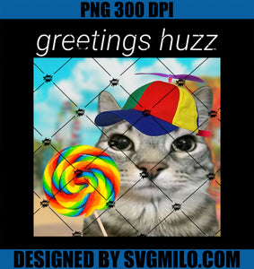 Greetings Huzz Funny PNG, Gen Z Gen Alpha Slang Meme PNG