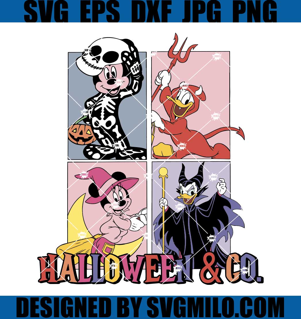 Halloween Mickey SVG, Halloween Storyboard SVG, Halloween Co SVG