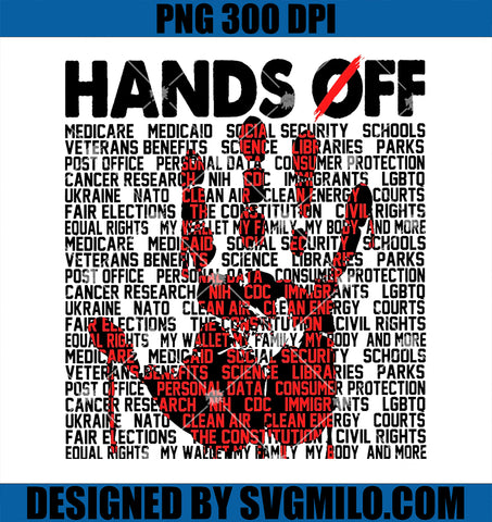 Hands Off Protest Social PNG, Security And Medicare Protest PNG