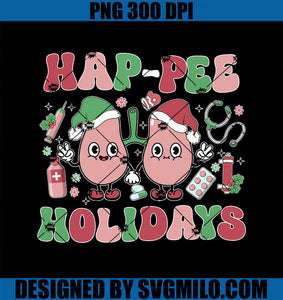 Hap-Pee Holidays PNG, Kidneys Xmas Dialysis Tech Christmas PNG